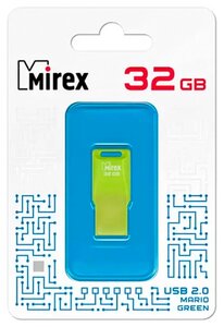 USB 32GB Mirex MARIO зеленый