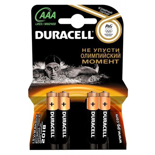 Батарейка DURACELL LR03 LR03-4BL 4 шт