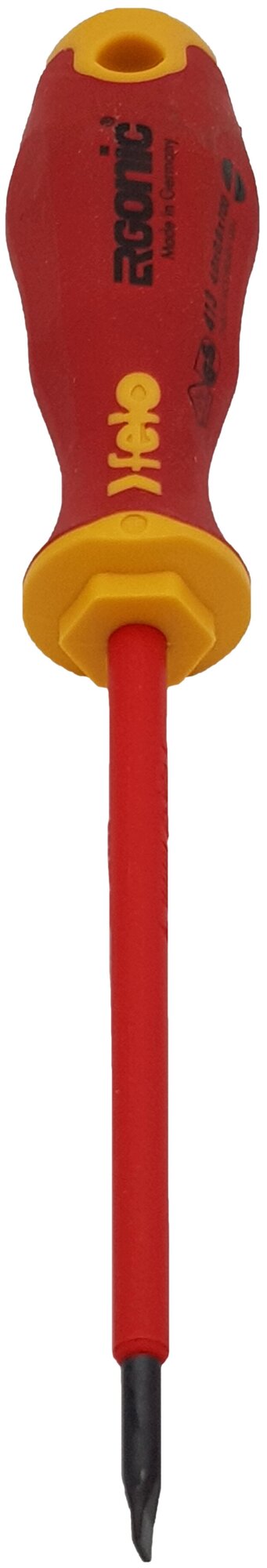 Диэлектрическая плоская шлицевая отвертка Felo - фото №3