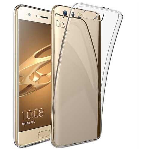 фото Силиконовый глянцевый транспарентный чехол для huawei honor 9 100gadgets