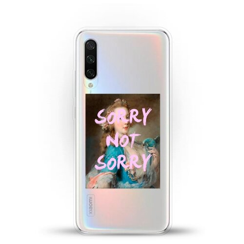фото Силиконовый чехол sorry на xiaomi mi cc9e andy & paul