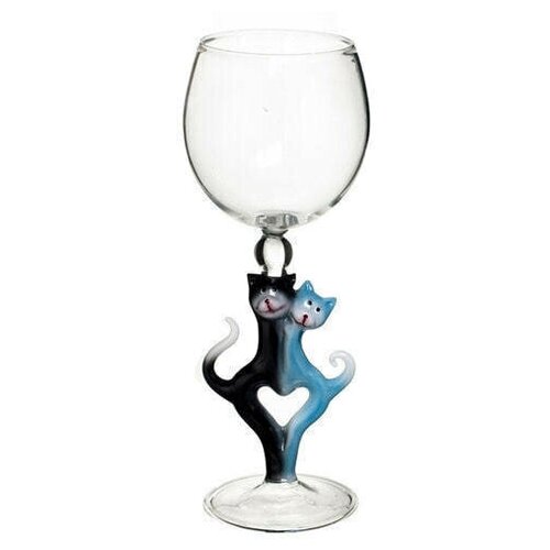 Бокал для вина из стекла ручной работы. 