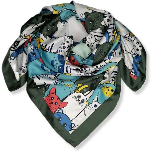 фото Платок ls dulаnna, 87х87 см, зеленый