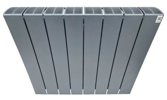 Радиатор Rifar SUPReMO 500 х 8 секц НП прав (VR) Титан, биметаллический