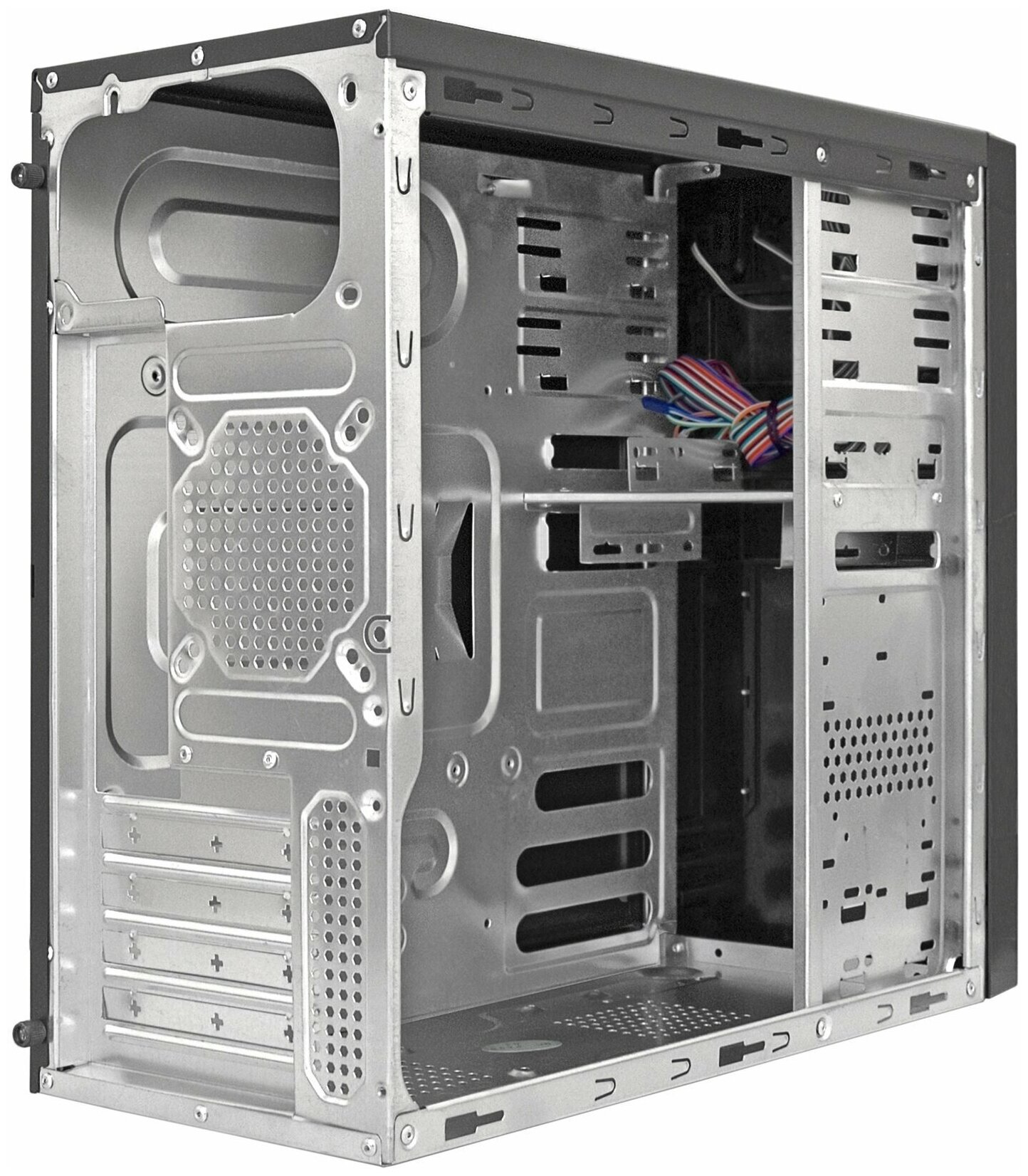 Корпус Minitower ExeGate MA-373X (mATX без БП 2*USB аудио черный)