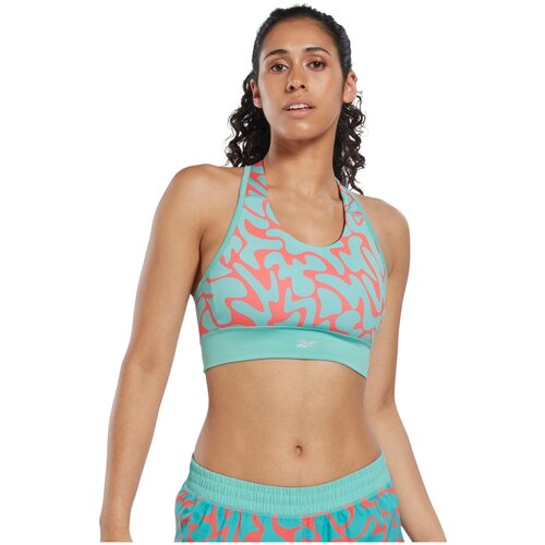 фото Топ-бра reebok running printed sports bra xl