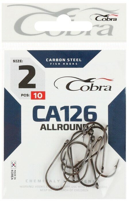 Крючки Cobra ALLROUND серия CA126 № 2 10 