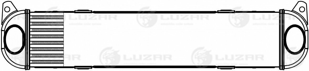 Радиатор интеркулера) для а м Land Rover Discovery (04-) (09-) RR Sport (05-) 2.7TD Luzar LRIC 1016