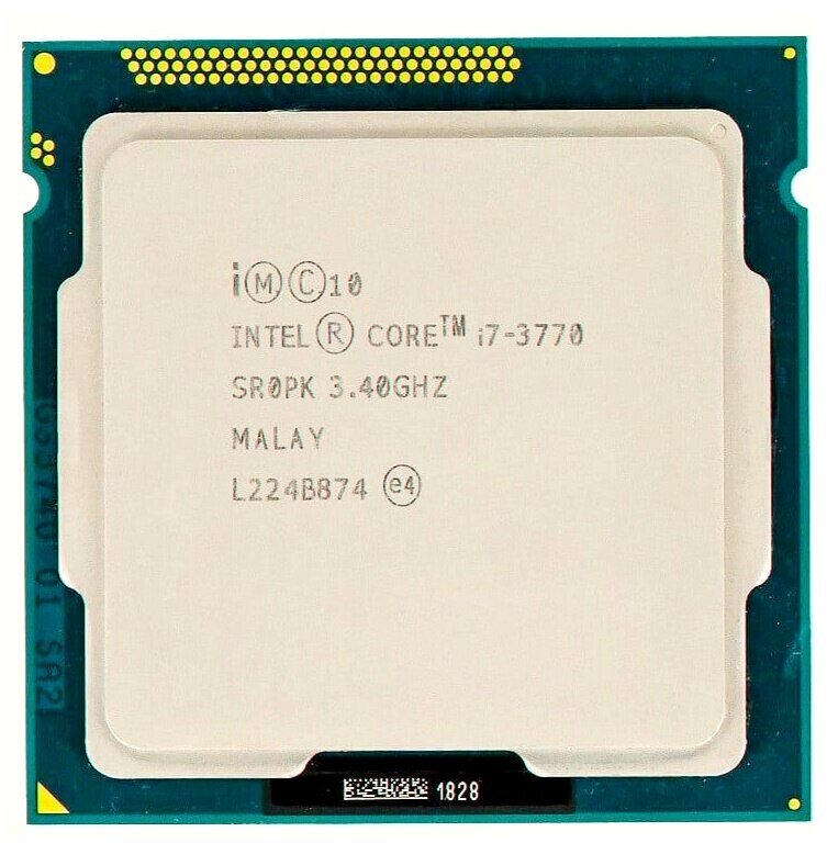 Процессор Intel Core i7-3770 (LGA1155, 4/8 до 3.9 ГГц, Intel HD Graphics, DDR3) OEM