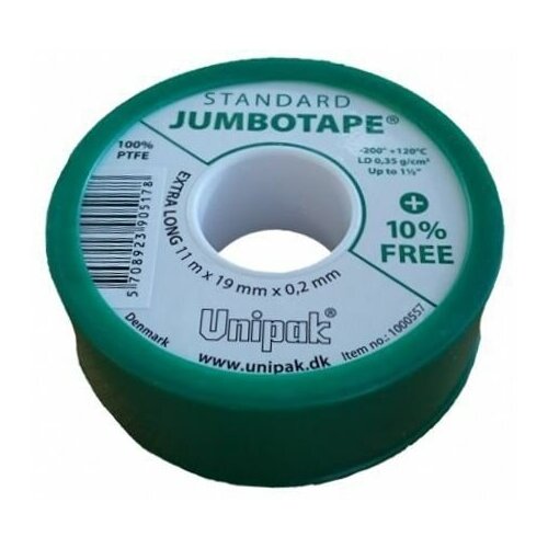 ФУМ-лента UNIPAK JUMBOTAPE 1000557 11м*19мм*0,2мм