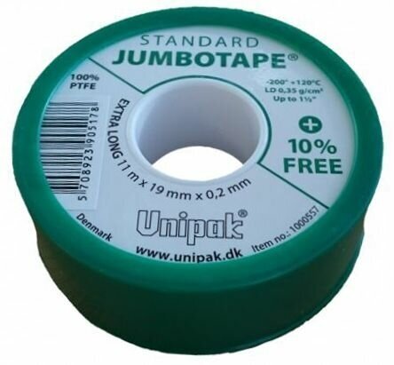 ФУМ-лента UNIPAK JUMBOTAPE 1000557 11м*19мм*02мм