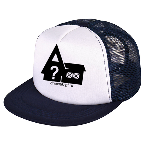 фото Кепка с вашим дизайном (с прямым козырьком с сеткой) mewni-shop