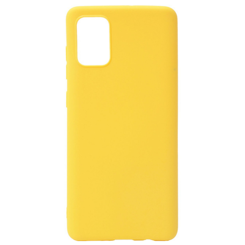 Накладка силикон для Samsung Galaxy A71 A715 2020 Yellow силиконовая накладка для samsung galaxy a71 прозрачная