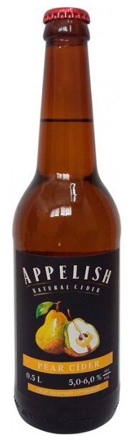 Сидр Appelish Pear яблочно-грушевый полусладкий, 0.5 л