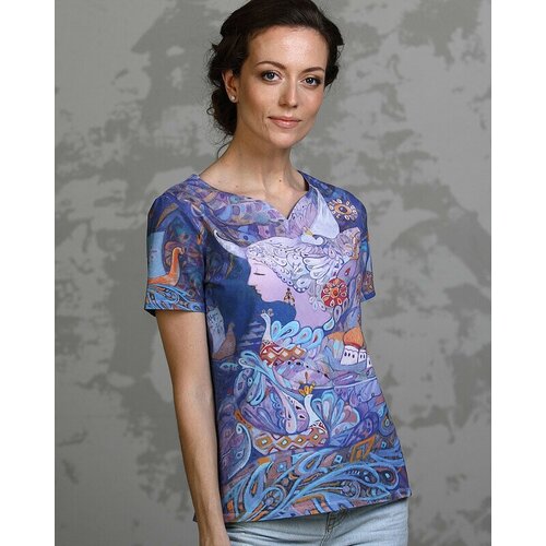 Футболка UZOR WEAR, размер 42, мультиколор