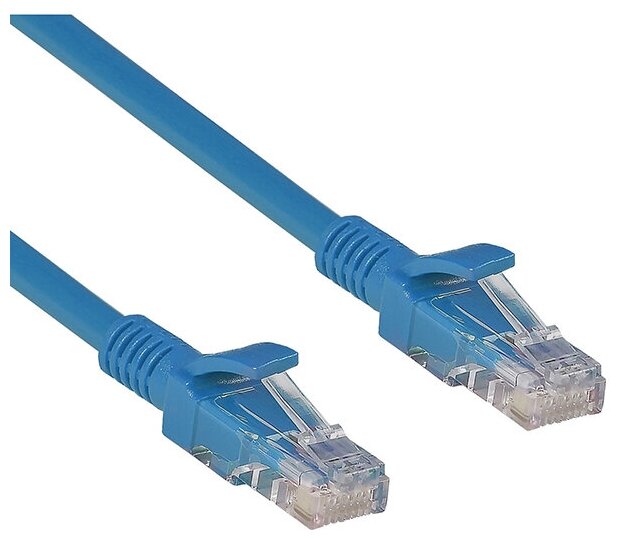 Сетевой кабель ExeGate UTP cat.6 50cm Blue UTP-RJ45-RJ45-C6-0.5M-BL / EX282024RUS