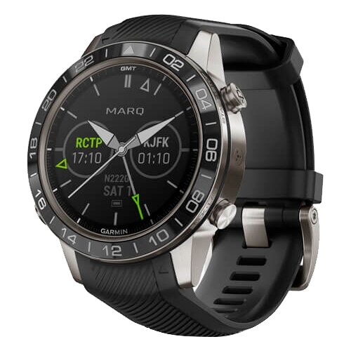 Спортивные титановые наручные часы Garmin MARQ Aviator Performance Edition 010-02567-11