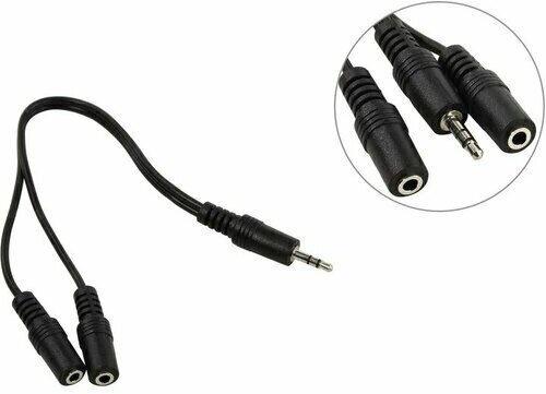 Разветвитель Jack 3.5 Vcom CV203