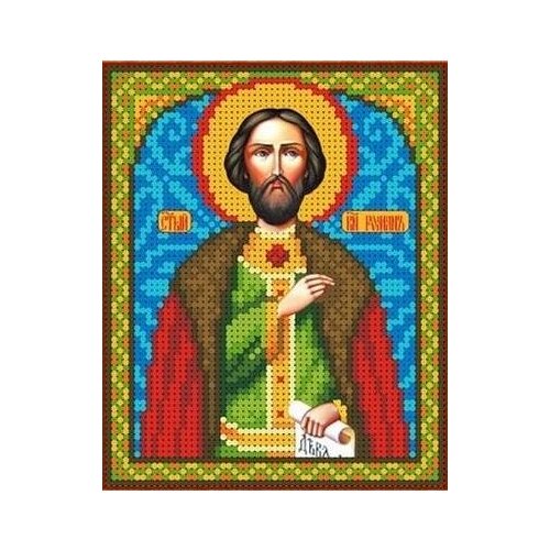 фото Набор святой роман бисер 13х15,5 каролинка кбин(ч) 5005