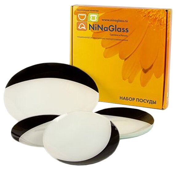 NinaGlass Набор тарелок Элисон 85-177 7 шт.