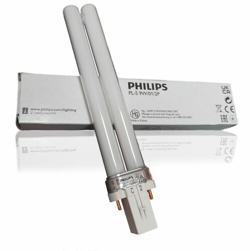 Ультрафиолетовая лампа-311 nm Филипс (Philips) PL-S 9W/01/2P для Dermalight (Дермалайт), Ультрамиг, Suntro, Альфа-лампа 311 нм от витилиго и псориаза