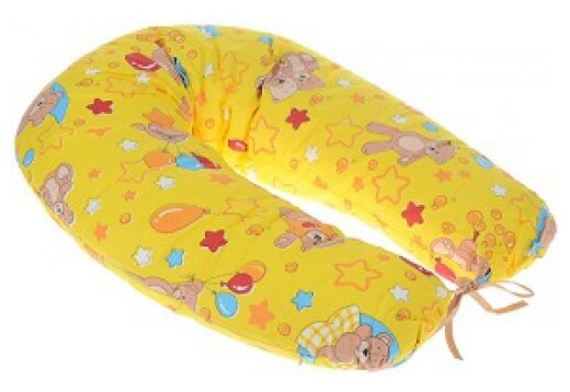 Подушка для беременных и кормящих многофункциональная ФЭСТ желтый зоопарк