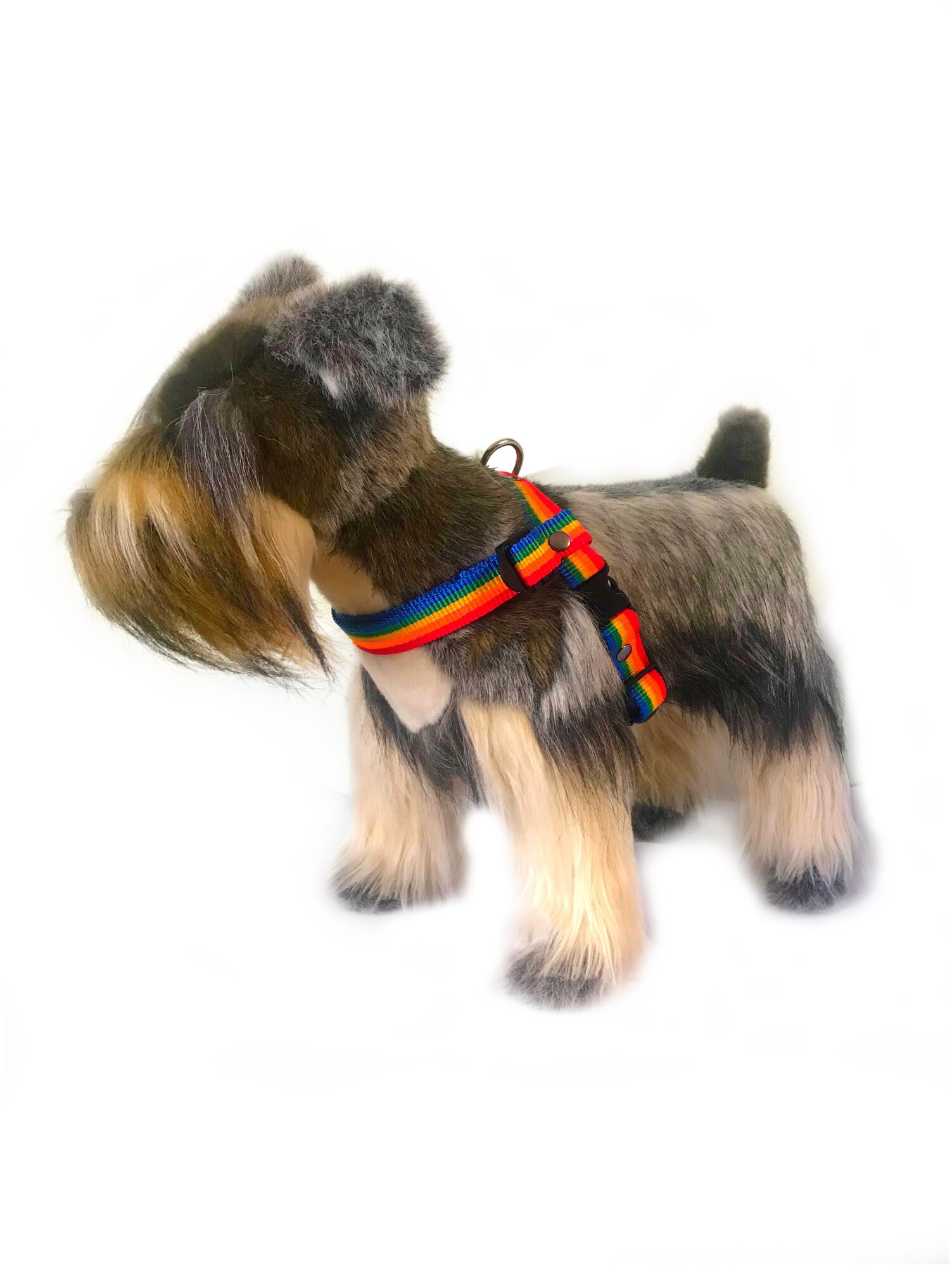 Шлейка для собак Petsare обхват груди 28-40 см, разноцветный - фотография № 2