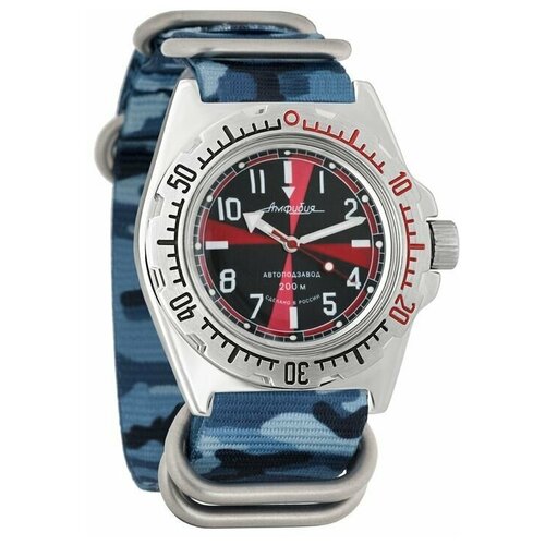 Наручные часы Восток Амфибия, синий наручные часы восток 110650