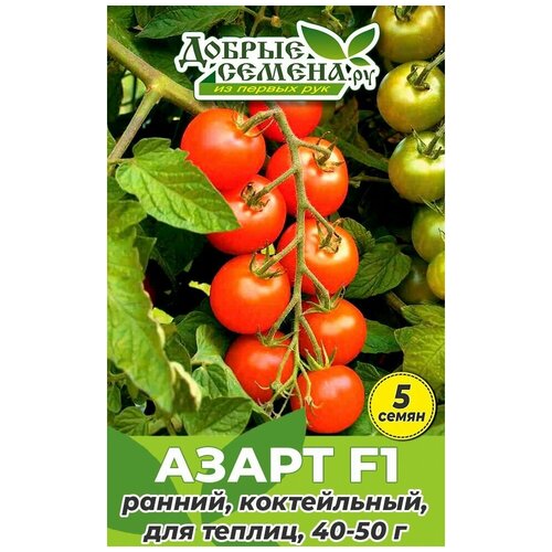 Семена томата Азарт F1 - 5 шт - Добрые Семена. ру семена томата тезоро f1 5 шт добрые семена ру
