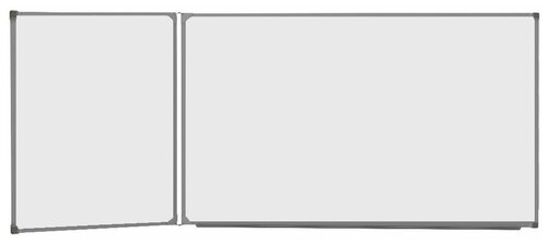 Доска школьная магнитно-маркерная 120х255 BoardSYS, двухэлементная белая, крыло слева
