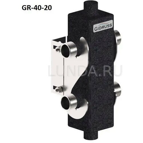 гидрострелка gidruss gr 250 50 Гидравлический разделитель GR-250-50 250 кВт, G2, сталь, монтажный к-т K. GR-250, Gidruss 11 00250 18
