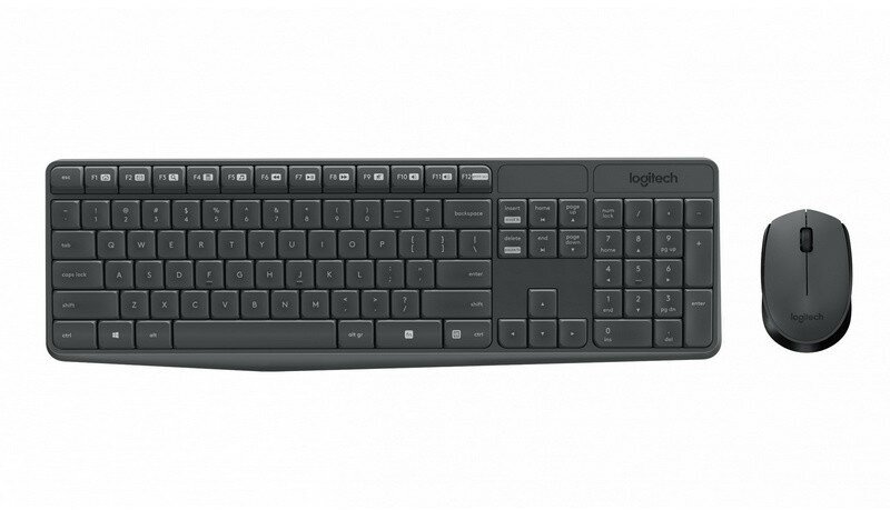 Набор клавиатура+мышь Logitech MK235 (920-007948) Wireless/Grey. 564955 - фотография № 4