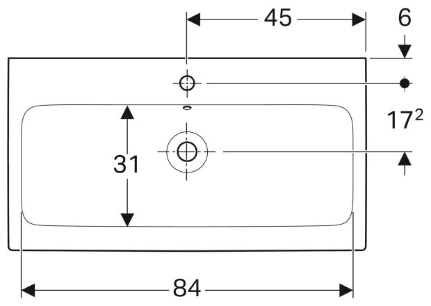 Раковина Geberit iCon 900x485 124090000 - фотография № 17