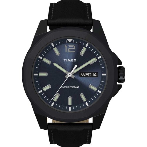 Наручные часы TIMEX Essex Avenue, черный наручные часы timex часы наручные timex twg020100ie