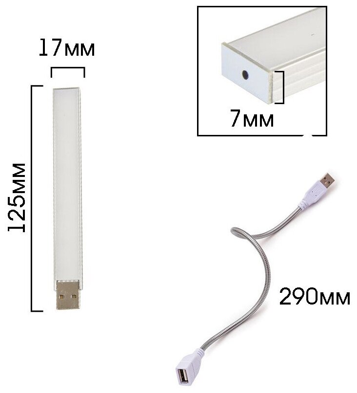 Фито-лампа для растений розовая (3Вт, USB) OG-LDP15 Огонек - фотография № 2