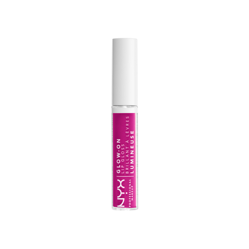 NYX professional makeup Блеск для губ светящийся в темноте Glow-on Lip Gloss, 02 lilac vibes