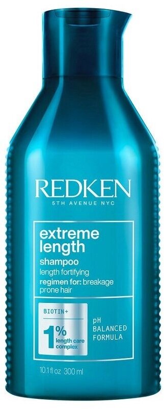 Redken Extreme Length - Редкен Экстрем Ленгс Шампунь для укрепления волос по длине, 300 мл -