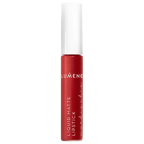 Lumene жидкая помада для губ Nordic Chic матовая, оттенок 1 Cranberry red