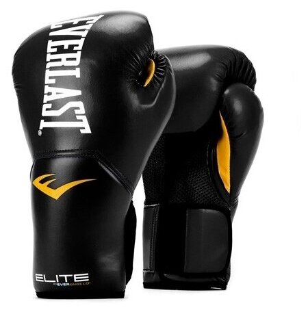 Перчатки тренировочные Everlast Elite ProStyle 12oz черные