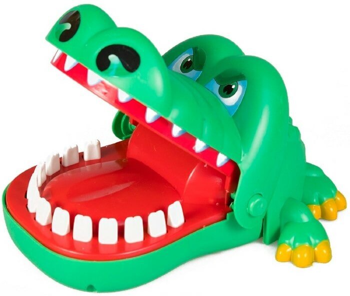 Настольная игра Qunxing Toys Крокодил-дантист (2205) - фото №1