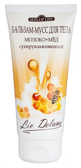 Liv Delano Бальзам для тела Sun of life Молоко+Мед, 200 г