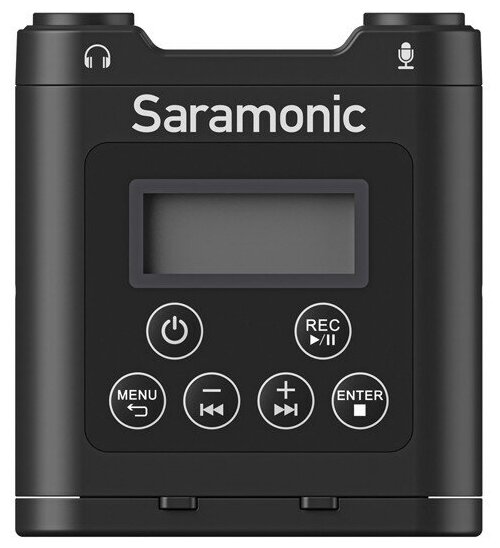 Портативный аудио рекордер Saramonic SR-R1 ручной мини рекордер с петличным микрофоном 3.5mm