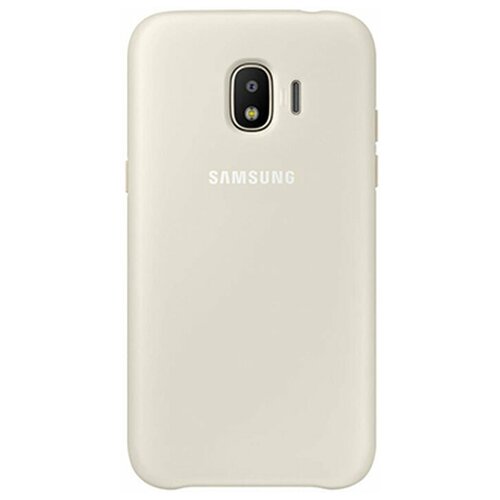 Чехол Samsung Dual Layer Cover для Galaxy J2 (2018) золотой