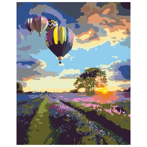 Картина по номерам Воздушные шары, 40x50 см