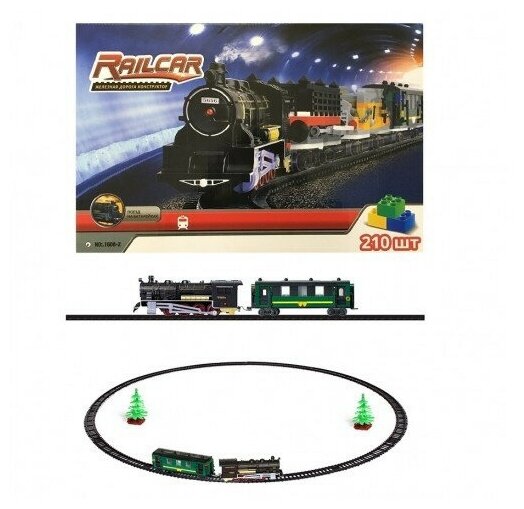 Fenfa Детская железная дорога Railcar (210 деталей, на батарейках) Fenfa 1608-2 ()