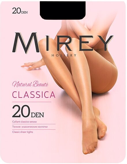 Колготки  Mirey Classica, 20 den, размер 3, черный