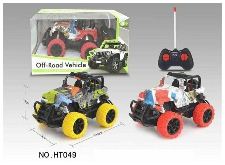 Радиоуправляемый Мини-Внедорожник Off-Road Vehicle (1:43, 13 см), подсветка