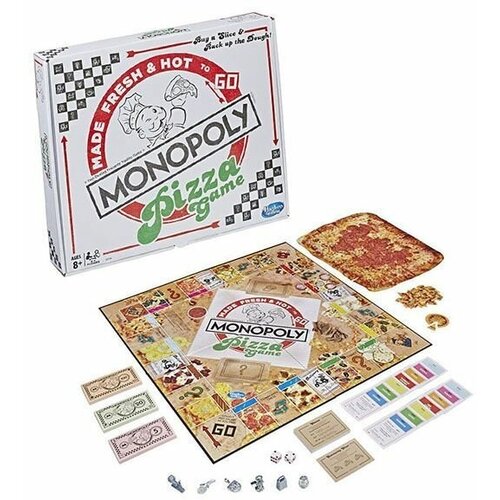 Игра Hasbro Games настольная монополия пицца игра настольная hasbro games монополия декодер f2674121