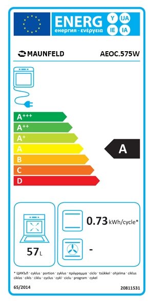 Шкаф духовой электрический MAUNFELD AEOC.575W - фотография № 16