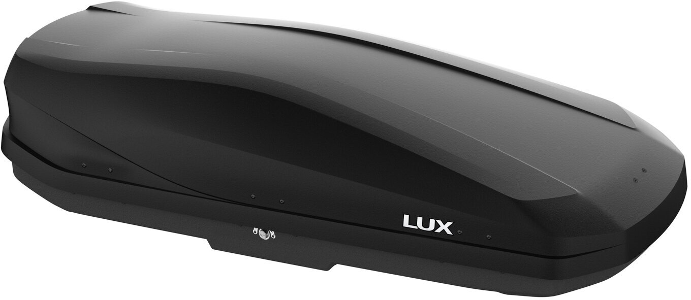 Бокс на крышу LUX IRBIS 150, 310л, черный матовый, 150х76х35,5, двухсторонний, LUX-600792